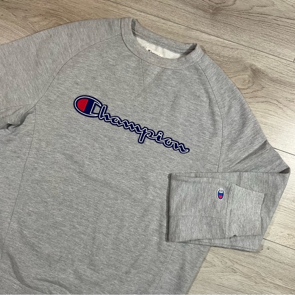 Champion Other - Retro Grey Champion Sweatshirt Size Small